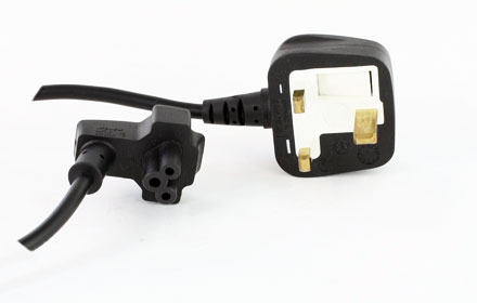 Cold devices power cord (Cloverleaf) UK