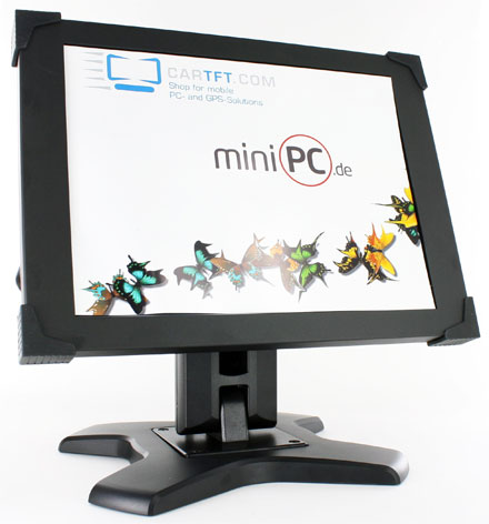 CTF1210-<b>SM</b> - VGA 12.1" TFT - Kapazitiver Multi-Touchscreen USB - Video - Audio [1024x768, 1000nits, Vollmetall-Gehuse, LED] <b>-TRANSFLEKTIV-</b>