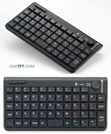 CTFWIKE-3 Wireless BLUETOOTH-keyboard with Mouse-stick (10m range) [DE-Layout]