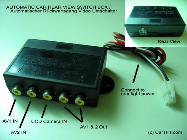 Rear camera view switcher (automatic)