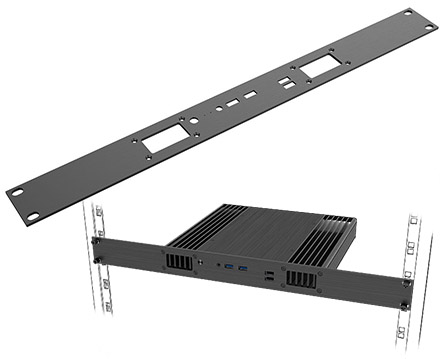 Akasa A-NUC85-FP01 (1U Rackmount Front Plate for Plato WS Enclosure)