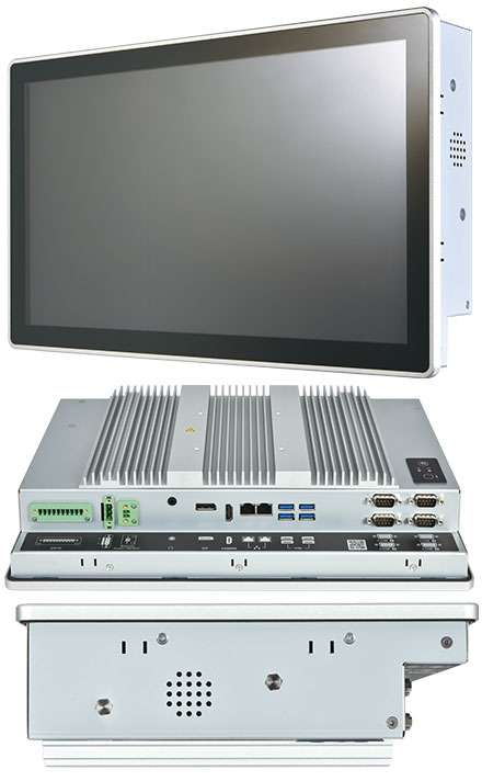 Mitac P156-11KS-7600U [Intel i7-7600U] 15" Panel PC (1920x1080, IP65 Front, Fanless)