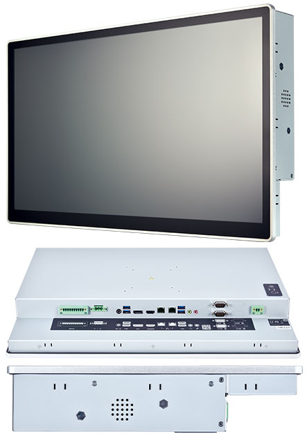 Mitac P210-10AI-N3350 [Intel N3350] 21.5" Panel PC (1920x1080, IP65 Front, Lfterlos)