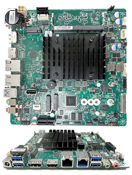 Mitac PD10ANI-<b>N305</b> Half-Height (Intel Alder Lake i3-N305 <b>8x3.8Ghz</b> CPU, 8-24VDC) [FANLESS]