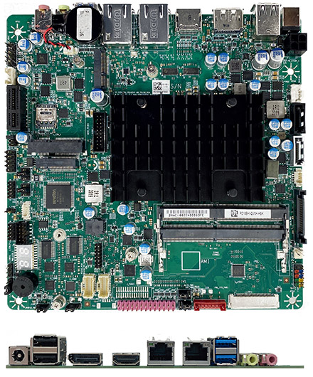 Mitac PD10EHI-N6211 (Intel DN2800MT5) Thin-ITX (Intel Elkhart Lake N6211 2x3.0Ghz CPU, 8-24VDC) <b>[FANLESS]</b>
