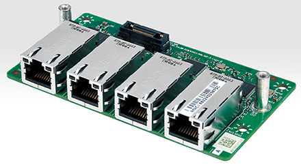 Mitac MX1-10FEP expansion module MS-04LAN-R10 (4x Intel i210-IT Gigabit LAN)
