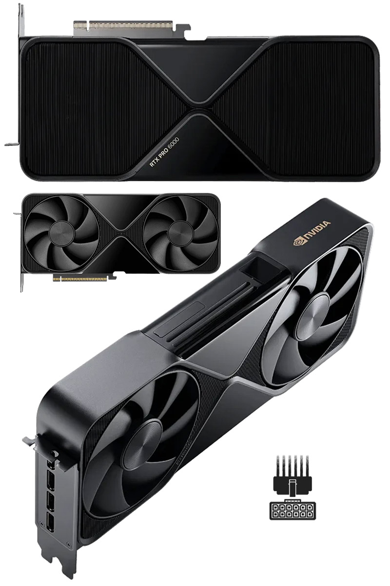 NVIDIA RTX PRO 6000 Blackwell Workstation Edition, 96GB GDDR7, 4x DP [900-5G144-2200-000]