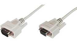 Serial extension cable - 9pin SUB-D 2m