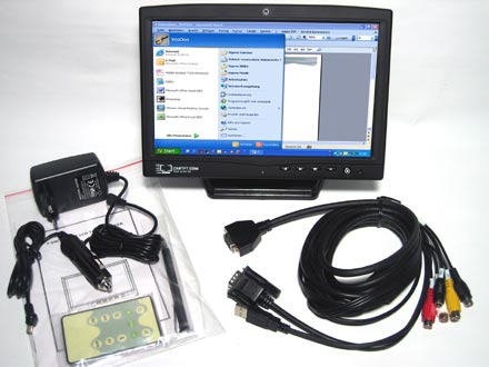 CTF1020 - VGA 10.2" TFT -  Video -  Autodimmer - Audio (without TS)
