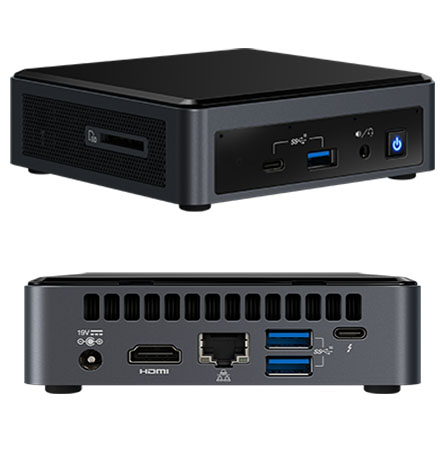 Intel NUC10i7FNK<b>PA</b> (Intel Core i7-10710U up to 4,70GHz,  1x HDMI, 5x USB 3.1, 8GB RAM, <b>256GB NVMe SSD, Win10 Home</b>