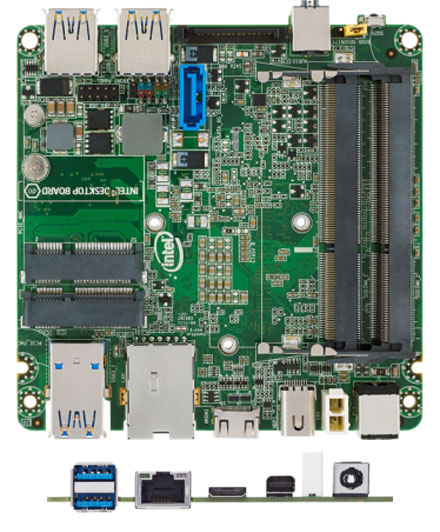 Intel NUC D54250WYB Mainboard (Next Unit of Computing, Intel Core Core i5 4250-U)