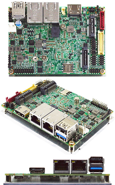 Jetway MP21-62104 Pico-ITX (Intel Elkhart Lake Celeron N SoC, 2x LAN, <b>64GB eMMC</b>)