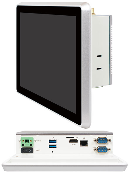 Jetway HPC080SC-FP3350-2G64G Panel-PC (8" 1024x768, Intel N3350, 2GB RAM, 64GB m.2 SSD)