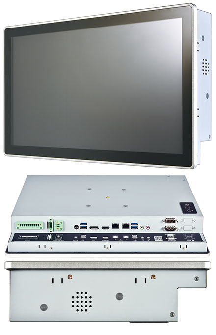 Mitac P156-10AI-N3350 [Intel N3350] 15.6" Panel PC (1920x1080, IP65 Front, Fanless)