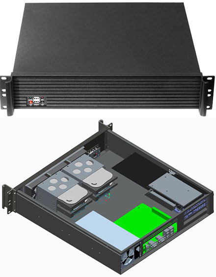 Morex Mini-ITX case 2U-272 (without power supply)