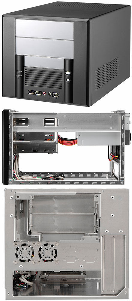 Morex Mini-ITX enclosure 6009 (250W) [2x5.25", 2x3.5", 2xPCI]