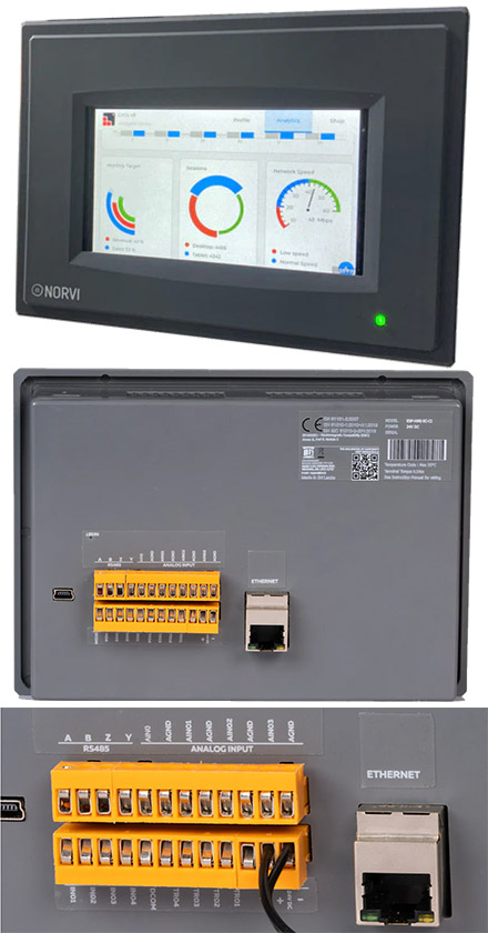 NORVIESP-HMI-5C-CI (W5500 Ethernet, RS-485)