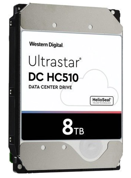 WesternDigital Ultrastar DC HC510 8TB (HUH721008AL5200) <b>3.5" SATA</b> (SAS 12GB/s, 7200 U/min)