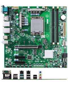 Jetway MM10-H6100 Micro-ATX (Intel Alder Lake, LGA1700) [2x LAN, 2x HDMI, 1x COM]